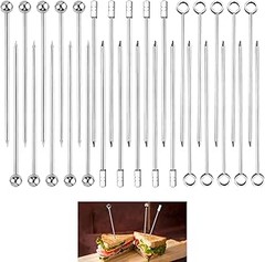 Opciones irresistibles de aperitivos en lugar de pinchos con forma