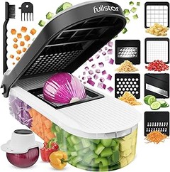 ** Instrucciones para usar un cortador de verduras de manera segura