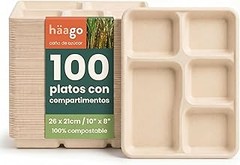 Diferencias entre bandejas con y sin compartimentos para aperitivos