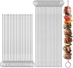 Brochetas Reutilizables de Acero Inoxidable y Bambú: ¿Cuál Elegir?