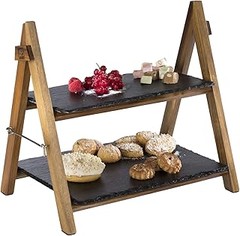 Comparativa de soportes de dos alturas: madera, plástico y metal