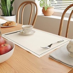 Cómo crear el conjunto de mesa ideal con manteles individuales de algodón