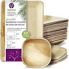 Las mejores opciones para comprar platos rectangulares para tapas