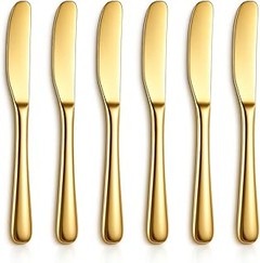 Descubre los estilos y diseños de cuchillos dorados para aperitivos