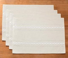 Manteles individuales de lino