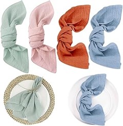Servilletas de tela lisas