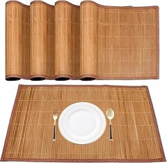 Pros y contras de los manteles individuales de bambú para tu mesa