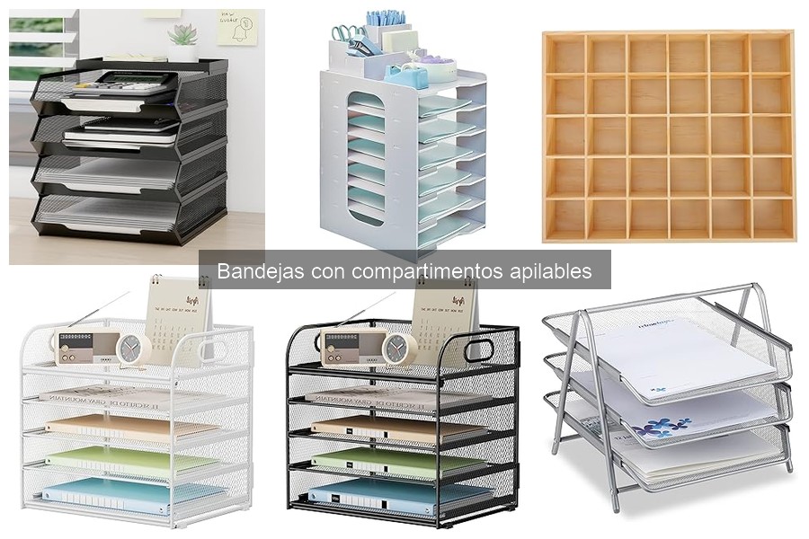 Alternativas a bandejas apilables para presentar aperitivos