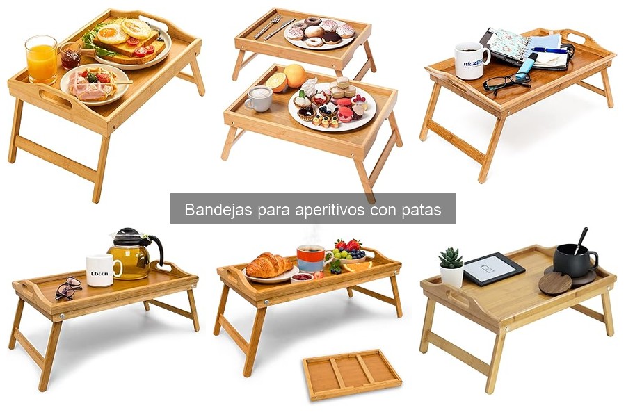 Alternativas a bandejas para aperitivos con patas