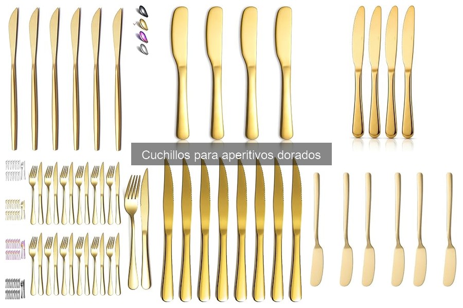 Alternativas a Cuchillos Dorados para Aperitivos