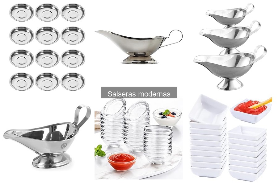 Alternativas a las salseras modernas para tus aperitivos
