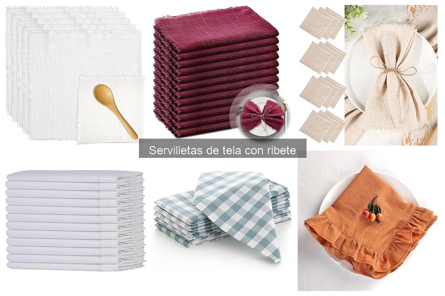 Alternativas a las Servilletas de Tela con Ribete