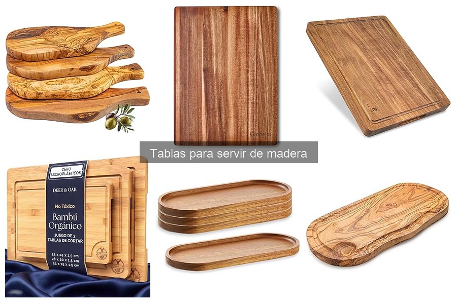 Alternativas a las Tablas de Madera para Servir Aperitivos