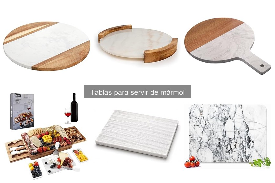 Alternativas a las tablas de mármol para servir aperitivos