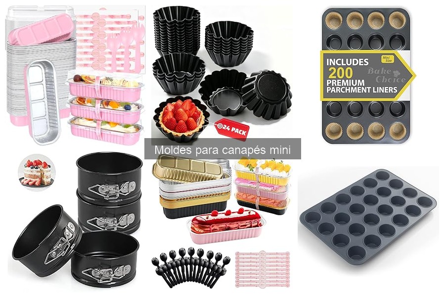 Alternativas a los moldes para canapés mini: opciones creativas