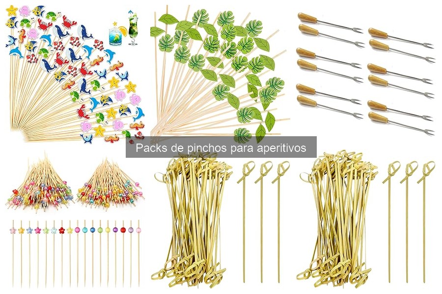 Alternativas a los packs de pinchos para aperitivos