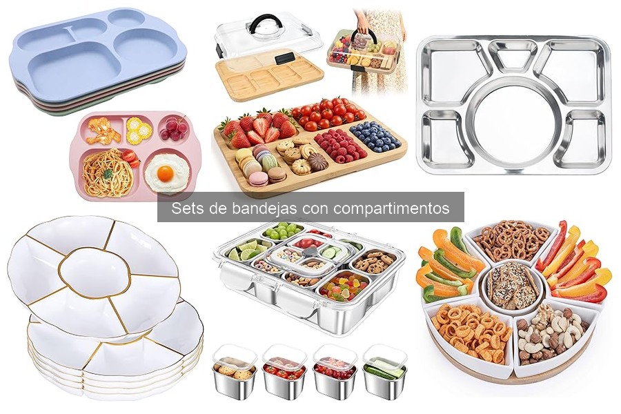 Alternativas a los sets de bandejas con compartimentos