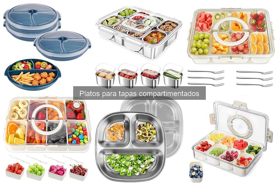 Alternativas a platos compartimentados para tapas