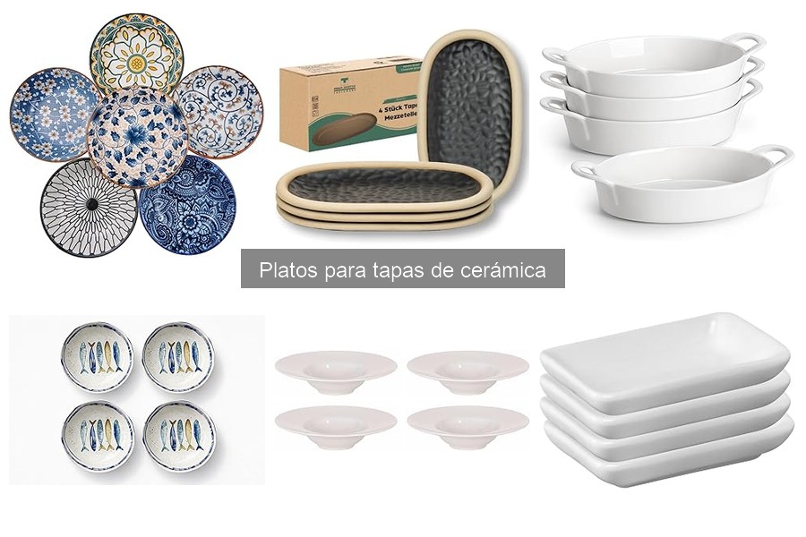 Alternativas a platos de cerámica para tapas | Opciones útiles