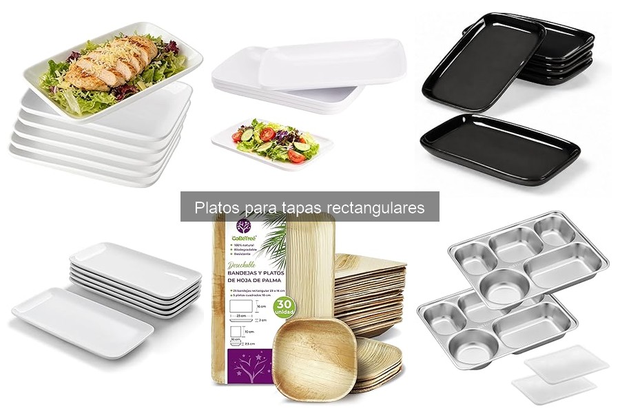 Alternativas a Platos Rectangulares para Tapas
