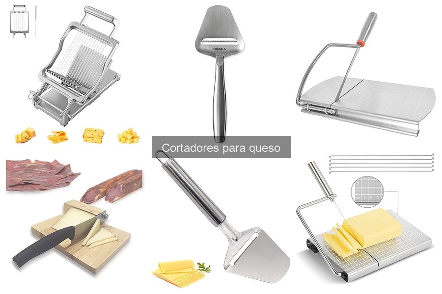Alternativas creativas a los cortadores de queso convencionales