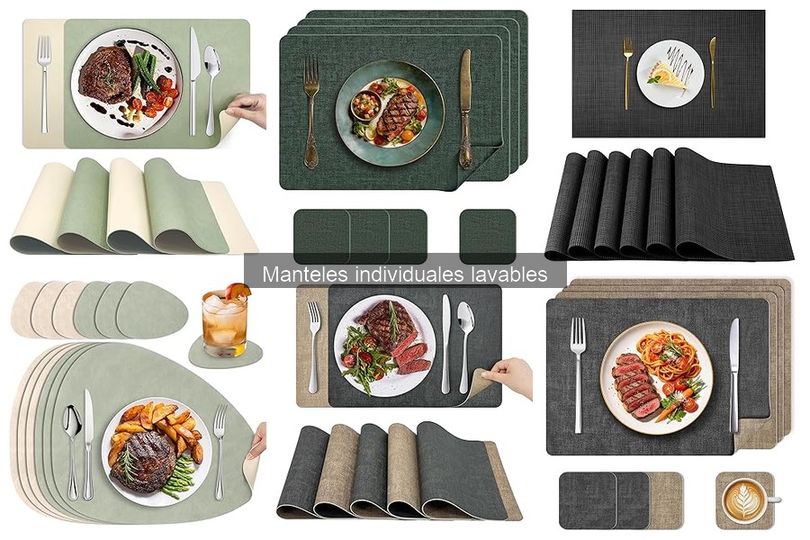 Alternativas creativas a los mantenes individuales lavables