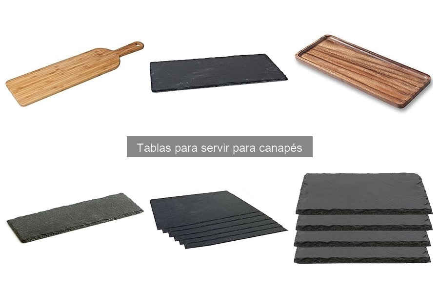 Alternativas Creativas a Tablas Tradicionales para Canapés