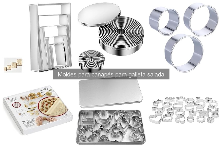 Alternativas económicas a los moldes para canapés