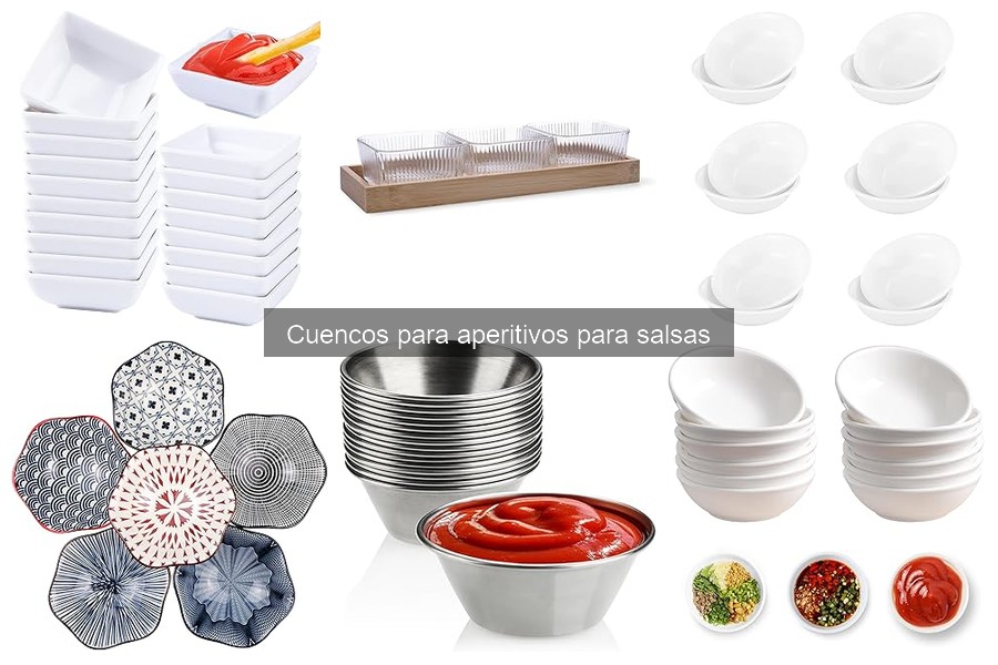 Alternativas innovadoras a cuencos para salsas tradicionales