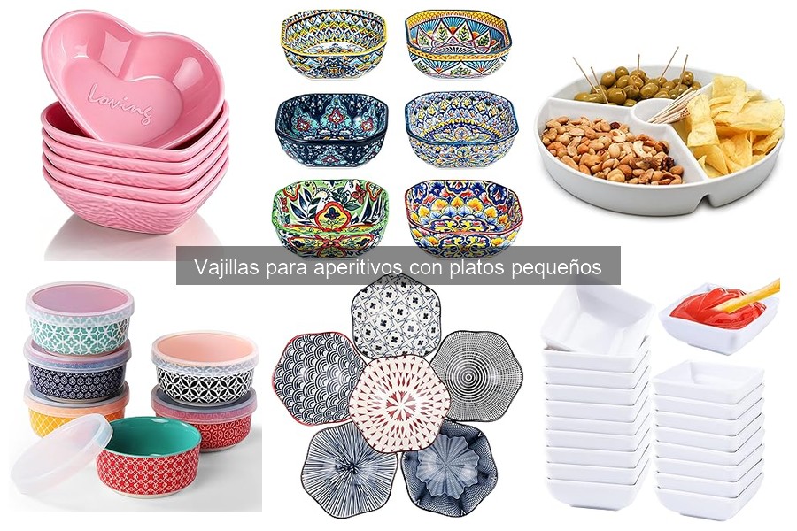 Alternativas innovadoras a vajillas para aperitivos pequeños