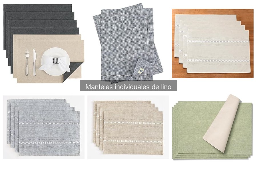 Alternativas sostenibles a los manteles individuales de lino