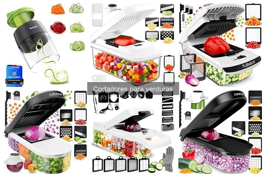 Alternativas útiles a los cortadores de verduras