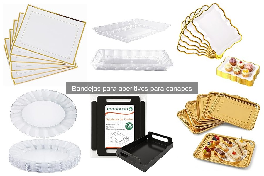 Bandejas para aperitivos aptas para todas las dietas