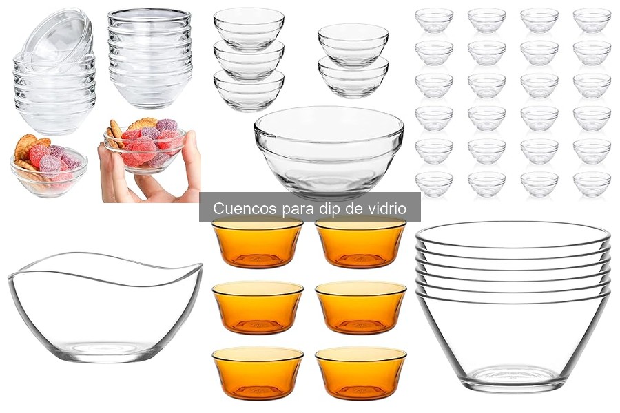 Beneficios de usar cuencos de vidrio para dips