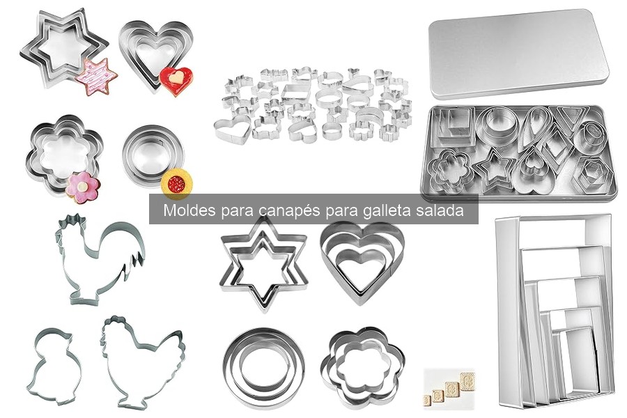 Beneficios de usar moldes para canapés en aperitivos