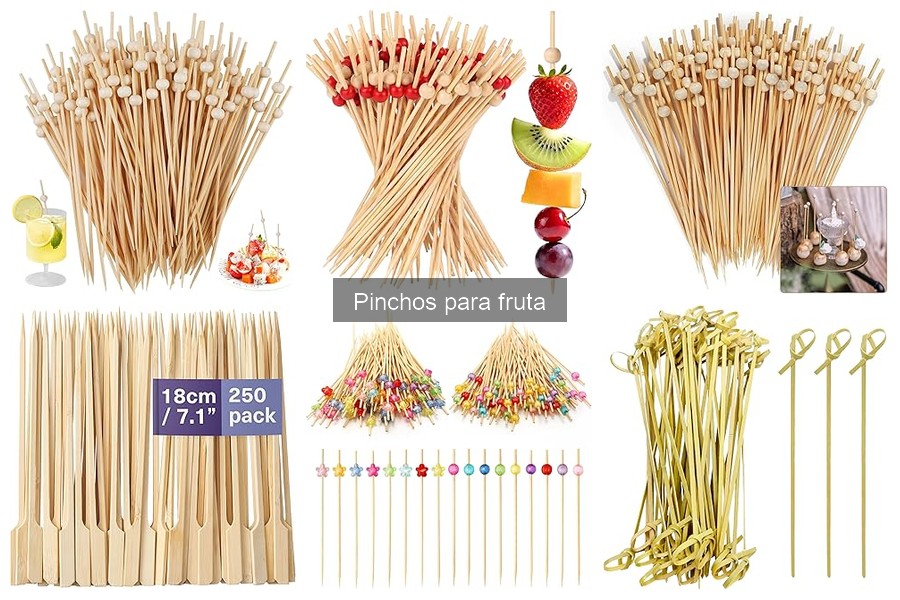 Beneficios de usar pinchos para fruta en eventos