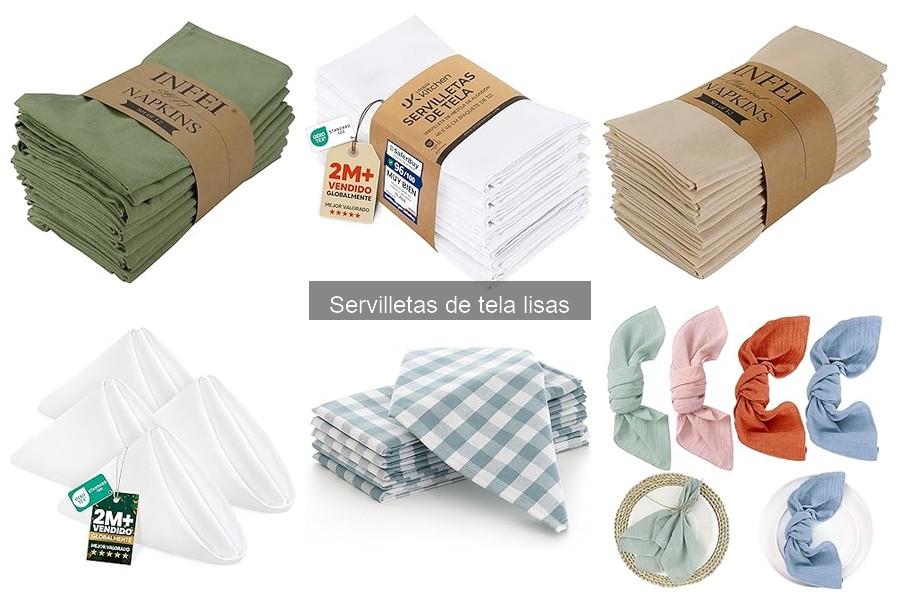 Cómo combinar servilletas de tela lisas con tu decoración de mesa