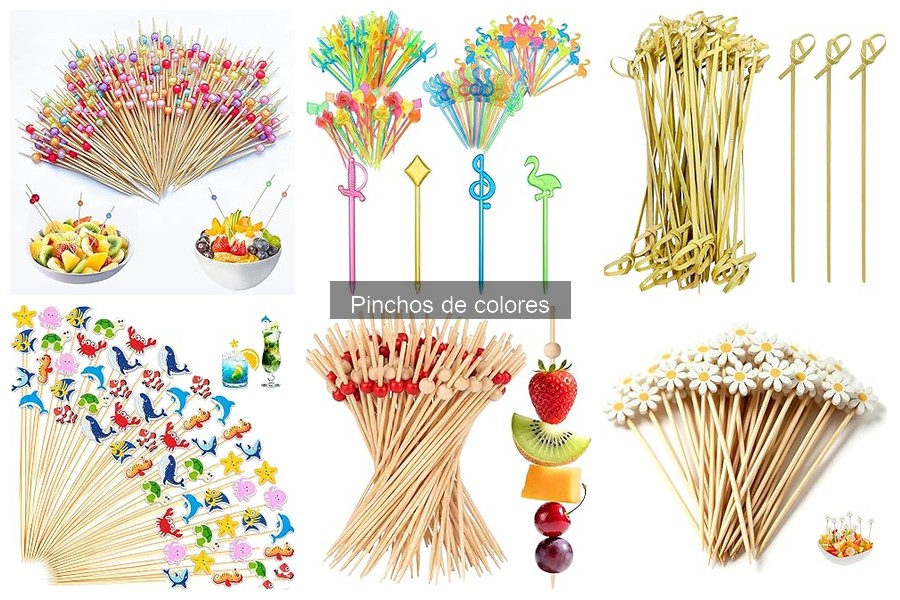 Cómo conservar pinchos de colores sobrantes con facilidad