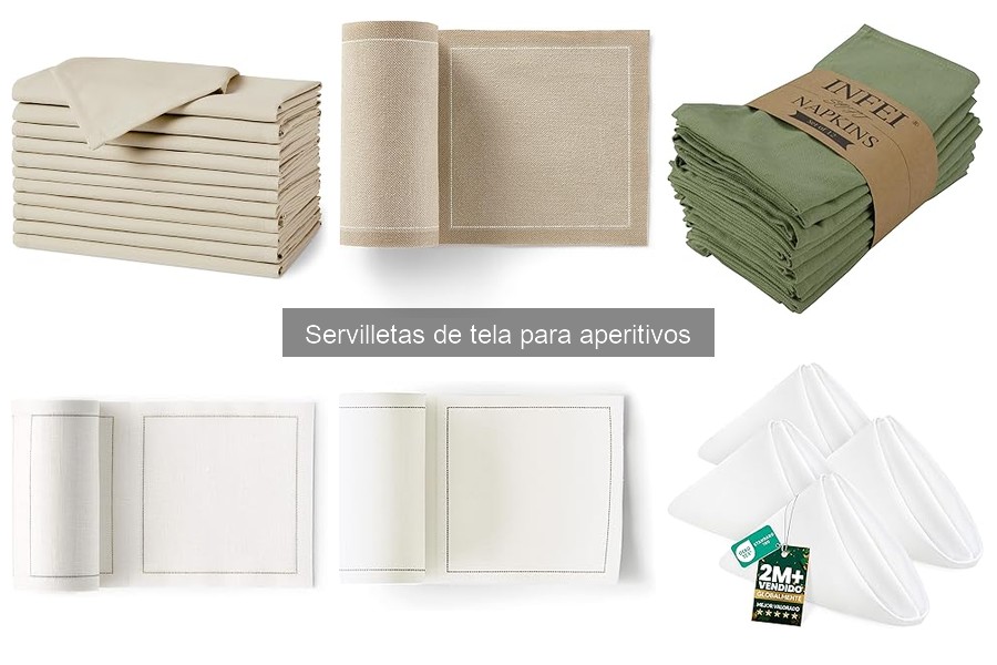 Cómo cuidar tus servilletas de tela para aperitivos