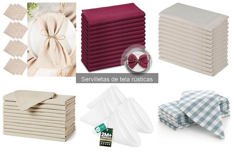Cómo cuidar y mantener servilletas de tela rústicas