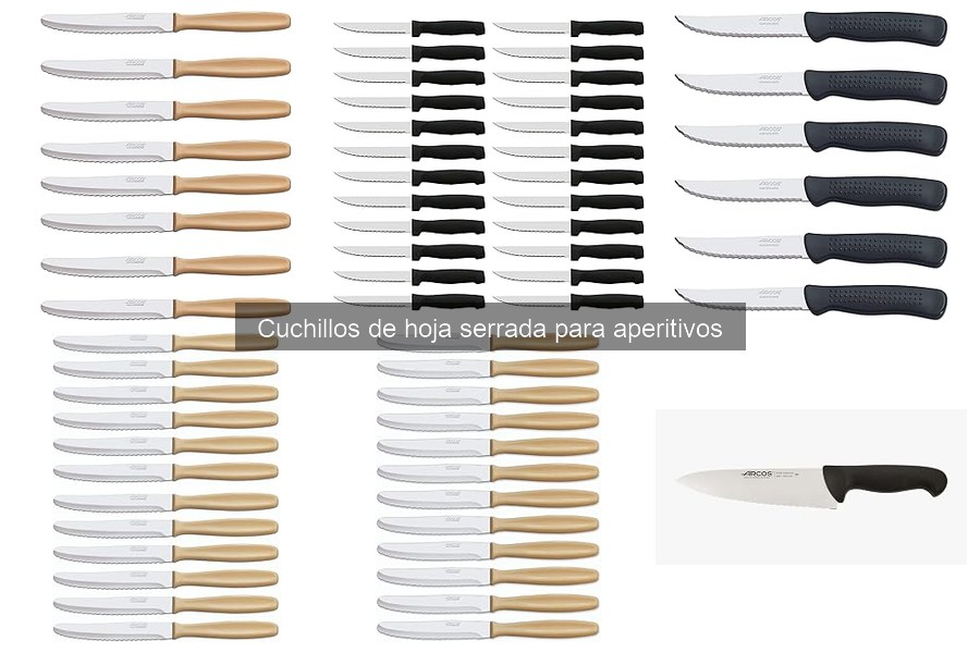 Cómo elegir cuchillos de hoja serrada para aperitivos
