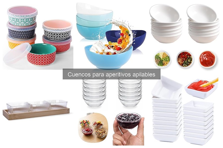 Cómo elegir cuencos para aperitivos apilables de forma efectiva
