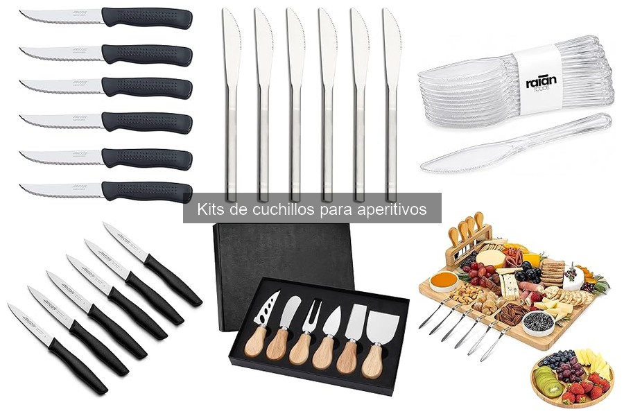 Cómo elegir el mejor kit de cuchillos para aperitivos