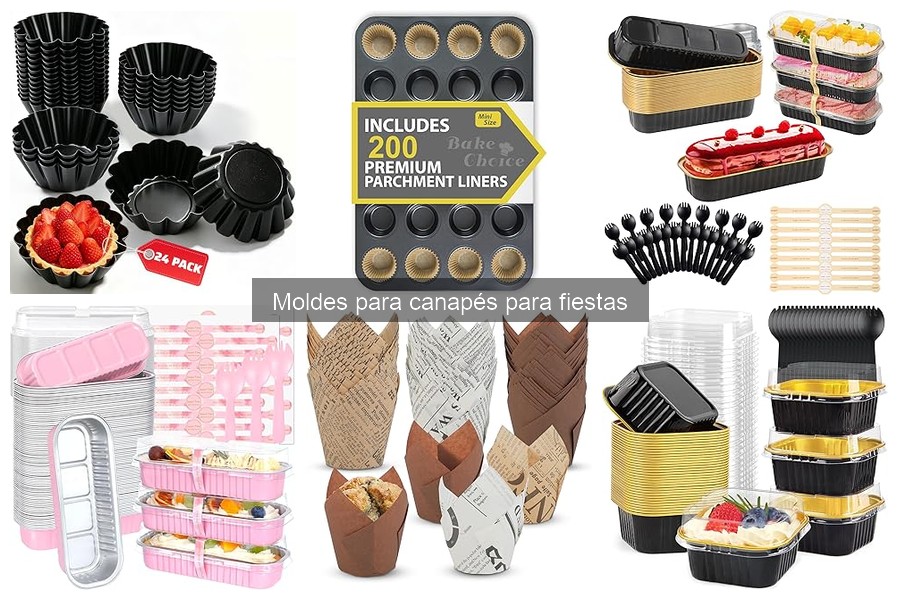 Cómo elegir el mejor molde para canapés en fiestas