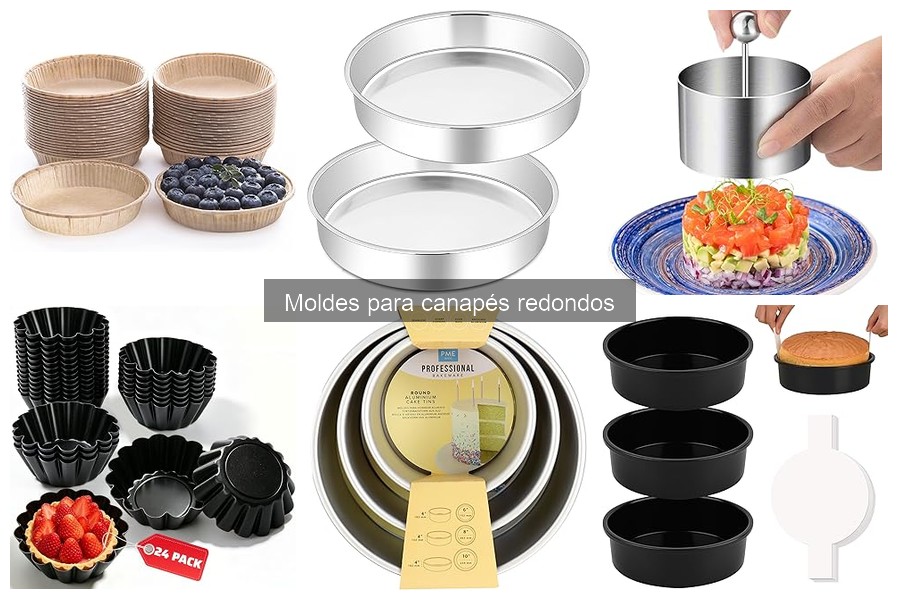 Cómo elegir el mejor molde para canapés redondos