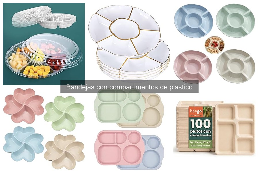 Cómo elegir el tamaño ideal de bandejas con compartimentos