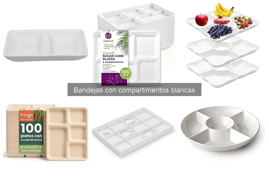 Cómo elegir la bandeja con compartimentos adecuada