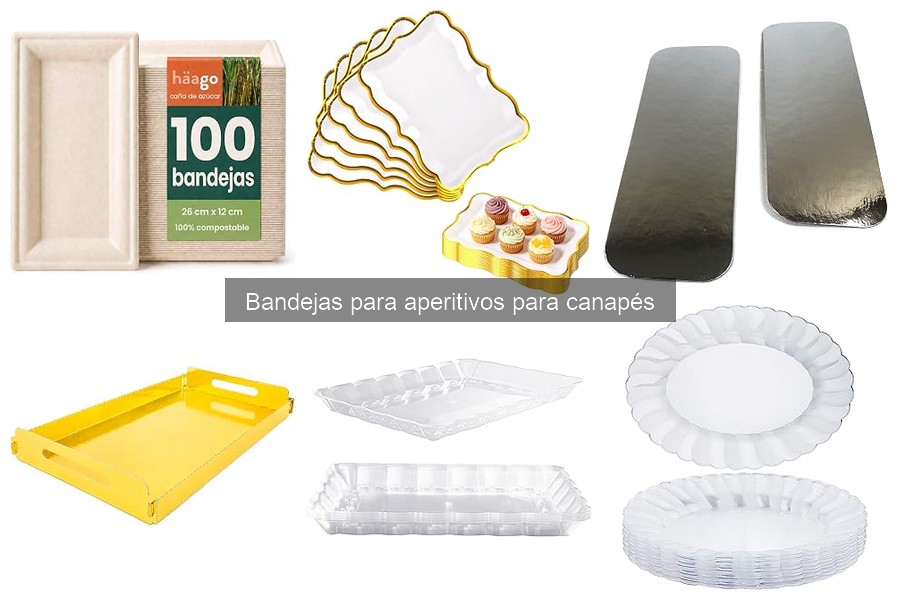 Cómo elegir la bandeja ideal para aperitivos