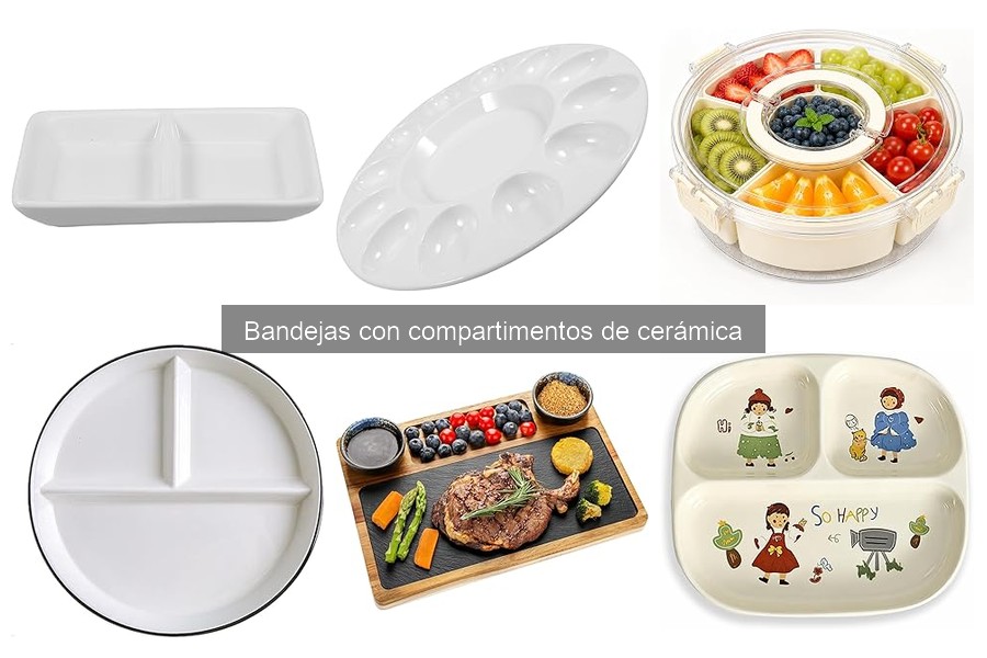 Cómo elegir la mejor bandeja con compartimentos de cerámica