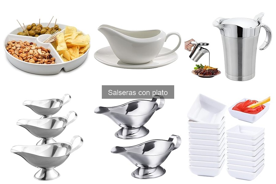 Cómo elegir la mejor salsera con plato para tu evento